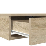 ZNTS Bed Drawers in Sonoma Oak – 180x36.5x16.5 cm, Made of Engineered Wood 866981
