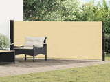 Retractable Side Awning Sand 500 x 120 cm Polyester 42035459