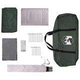 Family Tent Army Green 500 x 400 x 230 cm Polyester and Steel 42028504