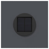 Solar LED Pathway Light 2 pcs Anthracite Cold Rolled Steel 879739
