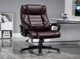 Office Chair with 6-Point Maaage, PU Desk Chair with Padded Seat and Armrest, Computer Chair with T3398P329519