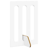 Folding Pet Fence 2 pcs White 100.5 x 38 x 70 cm 8005953