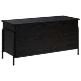 Storage Box Black Oak 100 x 40 x 49.5 cm Engineered Wood 8013680