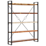 5-Tier Bookcase 140x30x180 cm Solid Reclaimed Wood 286583