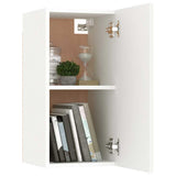 4 Piece TV Cabinet Set White Engineered Wood 3074453