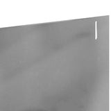 Lawn Edging 20 pcs 102 x 10 x 4 cm Steel Silver 8008755