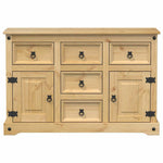 ZNTS Sideboard Corona 112x40x75 cm Solid Wood Pine 4005680