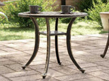 Garden Table Bronze 48x53 cm Cast Aluminium 4002823