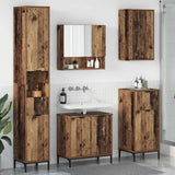 Bathroom Furniture Set Old Wood Engineered wood, Metal 3393121