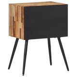 Bedside Cabinet 47x31.5x60 cm Solid Wood Teak 358538