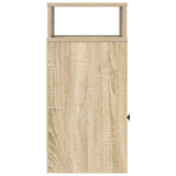 Bedside Cabinet with Drawer Sonoma Oak 25x31x66 cm 858618