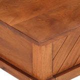 ZNTS TV Cabinet 110x40x41 cm Solid Acacia Wood 286577