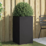 ZNTS Planter Black 42x38x75 cm Steel 841577