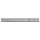 Bed Drawers Concrete Grey 180 x 36.5 x 16.5 cm Engineered Wood 866982