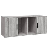TV Cabinet Grey Sonoma 100x35x40 cm Engineered Wood 816806