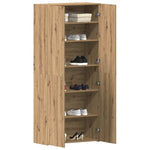 Shoe Cabinet with Door Brown 80 x 35.5 x 180 cm Engineered wood 3333844