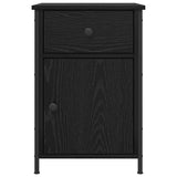 Bedside Cabinet 2 pcs Black Oak 40 x 42 x 60 cm Engineered Wood 875785