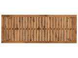 Garden Dinner Table Natural and White 108.5 x 55 x 75 cm 901314