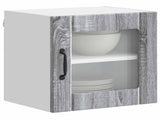 Wall Glass Cabinet LUCCA Grey Sonoma 40 x 31 x 40 cm 884846