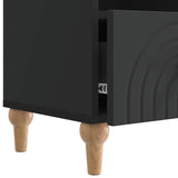 TV Cabinet Black 102 x 34.5 x 50 cm Engineered Wood 894216