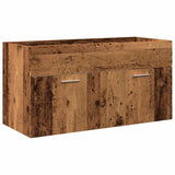 5 Piece Bathroom Furniture Set Old Wood Engineered Wood 3328603