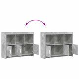 Sideboard Concrete Grey 98.5 x 33 x 80 cm Engineered Wood 8011142