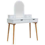 Dressing Table Set FAUSKE 4 pcs White 100 x 50 x 143 cm 3438582