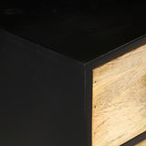 Sideboard 110x33x64 cm Solid Mango Wood 322678