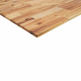 Table Top Rectangular 100x80x2 cm Solid Wood Acacia 4008831