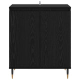 Sideboard Black Oak 60 x 35 x 70 cm Engineered Wood 882597