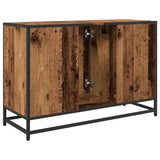 Bathroom Cabinet Old Wood 90 x 33 x 60 cm Engineered Wood 883617