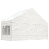 Gazebo with Roof White 5.88x2.23x3.75 m Polyethylene 362633
