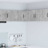 Wall Corner Cabinet LUCCA Concrete Grey 57 x 57 x 40 cm 884958