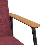 Armchair Wine Red 59 x 75 x 78 cm Fabric 42017665