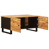 Coffee Table Brown 80 x 50 x 40 cm Solid Mango Wood 4018301