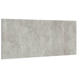 811047 Bed Headboard Concrete Grey 200x1,5x80 cm Engineered Wood