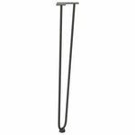 ZNTS Hairpin Table Legs 4 pcs Anthracite 72 cm Solid Steel 4012426