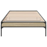 Bed Frame Sonoma Oak 80 x 200 cm Engineered Wood 8009125