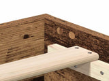 Bed Frame Old Wood 80 x 200 cm Engineered Wood 8009062