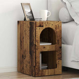 Bedside Table 2 pcs Old Wood 29.5 x 33.5 x 50 cm 891241