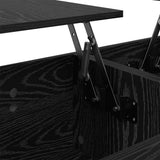 Coffee Table Black Oak 102 x 50.5 x 46.5 cm Engineered Wood 880718