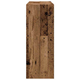 Console Table Old Wood 78x30x80 cm Engineered Wood 856620