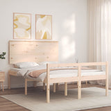 Senior Bed without Mattress 140x200 cm Solid Wood 3195481