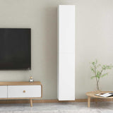 803345 2 Piece TV Cabinet Set White 30,5x30x90 cm Engineered Wood