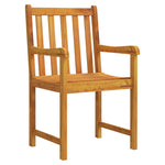 Garden Chairs 2 pcs Solid Acacia Wood 316609