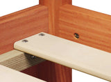 Loft Bed Frame Wax Brown 90 x 190 cm Solid Pine Wood 3422711
