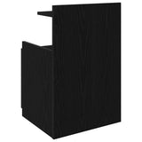 Bedside Cabinet with 2 Drawers Black 40x36.5x62 cm 858634