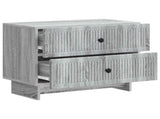 Bedside Cabinet Grey Sonoma 62 x 34.5 x 47.5 cm Engineered Wood 893861