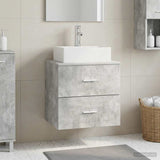 Wall-Mounted Sink Vanity Concrete Grey 49.5 x 41 x 62.5 cm 890281