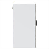 Kitchen Wall Cabinet with Glass Door Kalmar Grey Sonoma Engineered Wood 853613